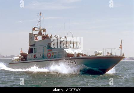 The Royal Navy Watercraft P2000 Archer Class Fast Training Boat and Patrol Vessel P294 HMS Trumpeter Stock Photo