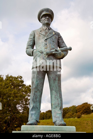 Statue to Admiral Sir Bertram Ramsay Vice Admiral Dover 1939 1942 Dover England UK Stock Photo