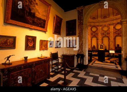 interior, Rubens House, Rubenshuis, home, Peter Paul Rubens, museum, Antwerp, Antwerp Province, Belgium, Europe Stock Photo