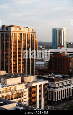 Birmingham city centre Office buildings in the financial quarter Beetham Tower in background Stock Photo