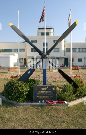 War Memorial Shoreham Airport West Sussex UK Stock Photo