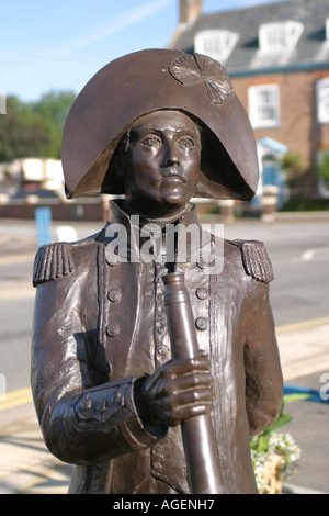 Statue of Matthew Flinders Donington Lincolnshire UK Stock Photo