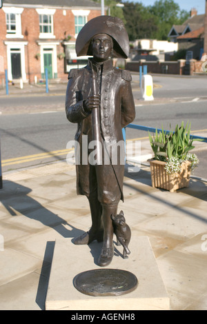 Statue of Matthew Flinders Donington village Lincolnshire UK Stock Photo