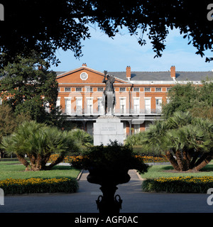 Pontalba Buildings and Jackson Square - New Orleans - USA Stock Photo