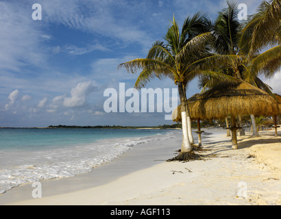 Cancun beach in Mexico - Yacatan Peninsula Stock Photo