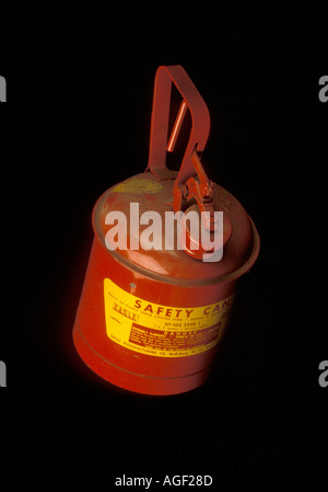 Gasoline petrol can Stock Photo