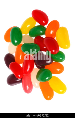 Pile of Colorful Jelly Beans Stock Photo