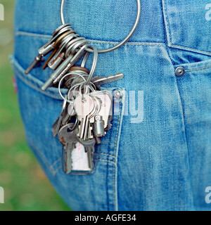 Bunch of keys Stock Photo