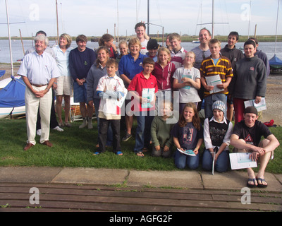 Presentations Orford sailing club Suffolk England Stock Photo