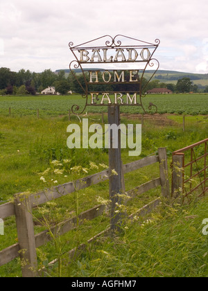 Balado the home of T-IN THE PARK-music festival near Kinross Scotland Stock Photo