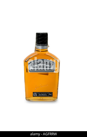 Gentleman Jack whisky whiskey bottle alcohol Stock Photo