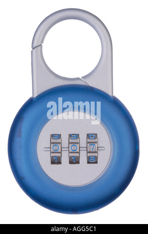 Numerical lock for a suitcase combination Stock Photo