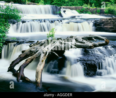 Shohola Falls In The Pocono Mountains, Pike County, Pennsylvania, USA Stock Photo