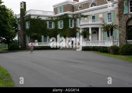 Springwood the home of Franklin Delano and Eleanor Roosevelt Hyde Park NY USA Stock Photo