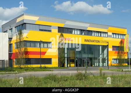 The DHL Innovation Center of the Deutsche Post World Net in Troisdorf near Bonn and Cologne Stock Photo