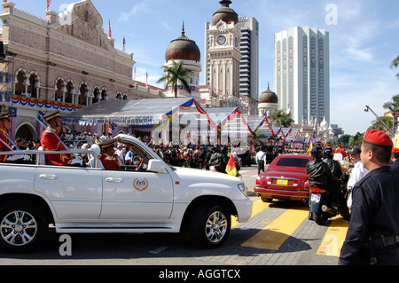 Malaysia s 50th Independence Day parade at the Merdeka Square in Kuala Lumpur Malaysia 31 August 3007 Stock Photo