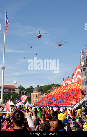 Malaysia s 50th Independence Day parade at the Merdeka Square in Kuala Lumpur Malaysia 31 August 3007 Stock Photo