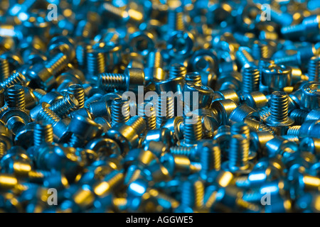 stainless steel screws Stock Photo