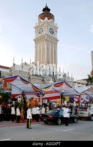 Malaysia s 50th Independence Day parade at the Merdeka Square in Kuala Lumpur Malaysia 31 August 3007 Stock Photo