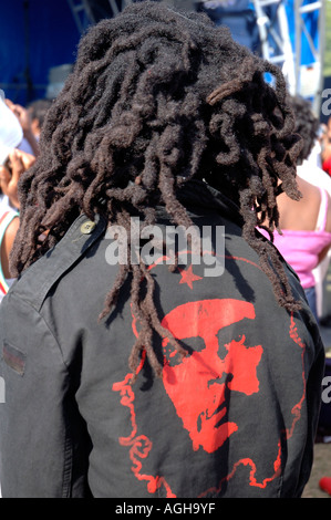 Back view of Rasta man with dreadlocks Stock Photo - Alamy