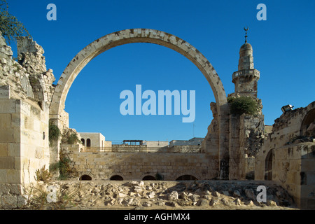 Israel Jerusalem Old City Hurva Synagogue Stock Photo