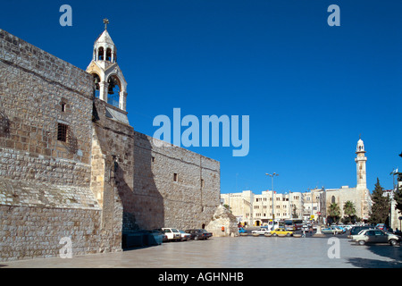 alamy bethlehem israel village manger square