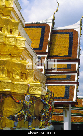 Emerald Buddha Temple Bangkok n1 Stock Photo