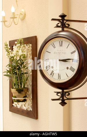 Detail view of a clock Stock Photo
