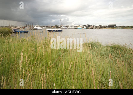 The River Blythe at Walberswick Harbour Suffolk UK Stock Photo - Alamy