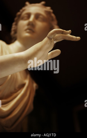 Statue of Arethusa by John Edward Carew 1785 1868 in the North Gallery at Petworth House Stock Photo