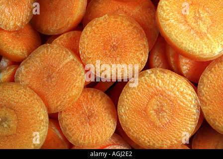 Sliced carrots Stock Photo