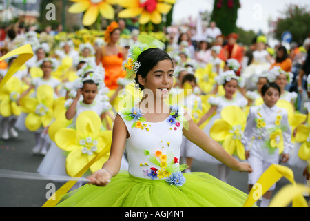 Madeira Funchal Spring Flower Festival Stock Photo