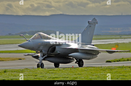 The Dassault Rafale M  (or 'Squall' in English) is a French Rafale twin-engined delta-wing highly agile multi-role  aircraft Stock Photo