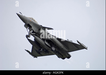 The Dassault Rafale (or 'Squall' in English) is a French Rafale twin-engined delta-wing highly agile multi-role  aircraft Stock Photo