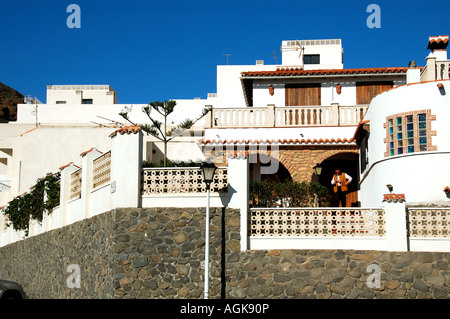 A Mediterranean style house in Carboneras, southern Spain. Stock Photo