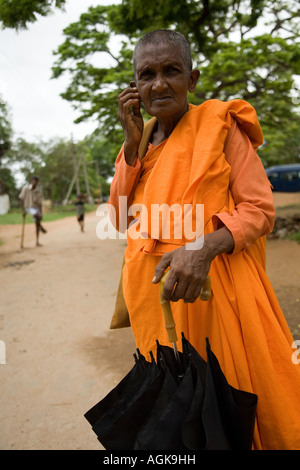 Monk female portrait Stock Photo