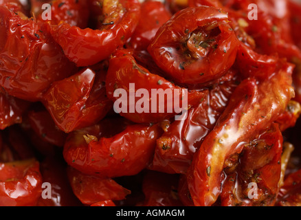Sun dried tomatoes red Stock Photo