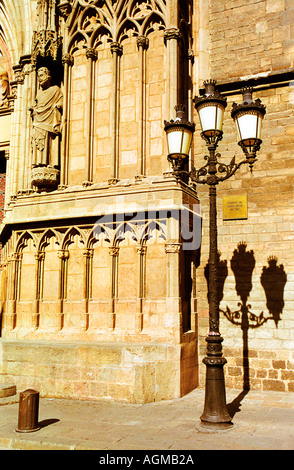 Barri Gotic Barcelona Spain Stock Photo