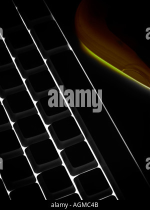 BLACK KEYBOARD AND MOUSE Stock Photo