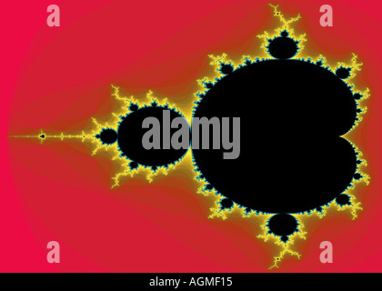 Representation of Mandelbrot Set Stock Photo