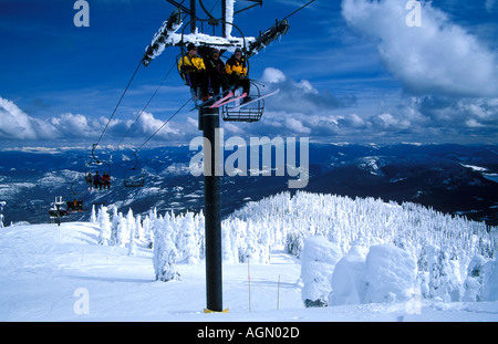 Red Mountain ski resort BC Canada Stock Photo
