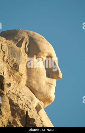 President George Washington at Mount Rushmore National Memorial National Park Service Stock Photo