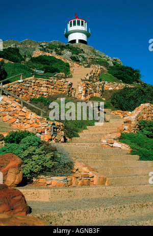 Lighthouse at Cape Horn South Africa the most southern point of Africa Stock Photo