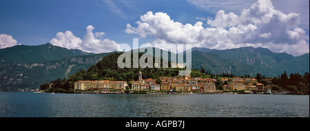 BELLAGIO ON PUNTO SPARTIVENTO LAKE COMO Stock Photo