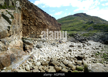 Porth Nanven beach Cot Valley Nr St Just Cornwall England Stock Photo