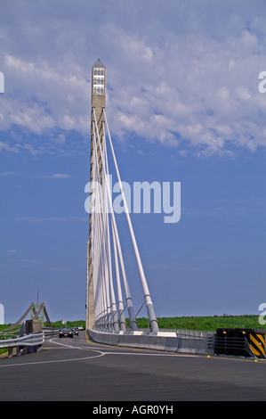 Amerika bridge Penobscot narrows bridge near Bucksport maine USA New England Stock Photo