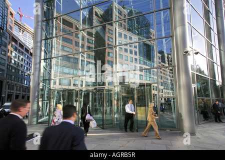 The entrance to RBS ex ABN Amro bank in London Stock Photo