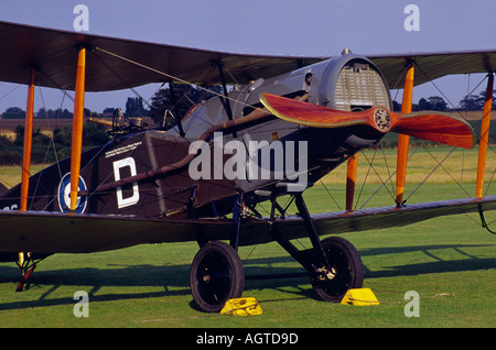 Bristol F2b Biplane Fighter Of WWI Flying In UK In The 1970s D8096 ...