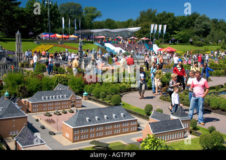 The miniature city Madurodam at The Hague in the province of South Holland Netherlands Stock Photo