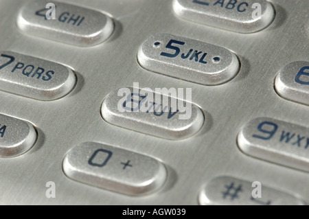Mobile Telephone keypad Stock Photo